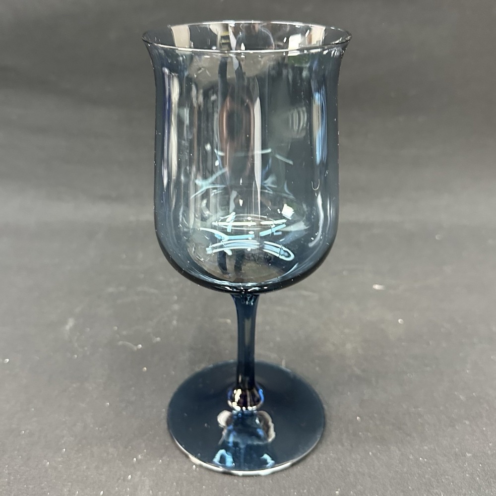 Lenox 'Blue Mist' 7 1/8" Crystal Water‎ Goblet, Set of 6 - Picture 8 of 14